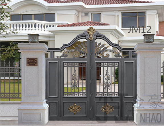 鋁藝庭院門、別墅大門 JM12
